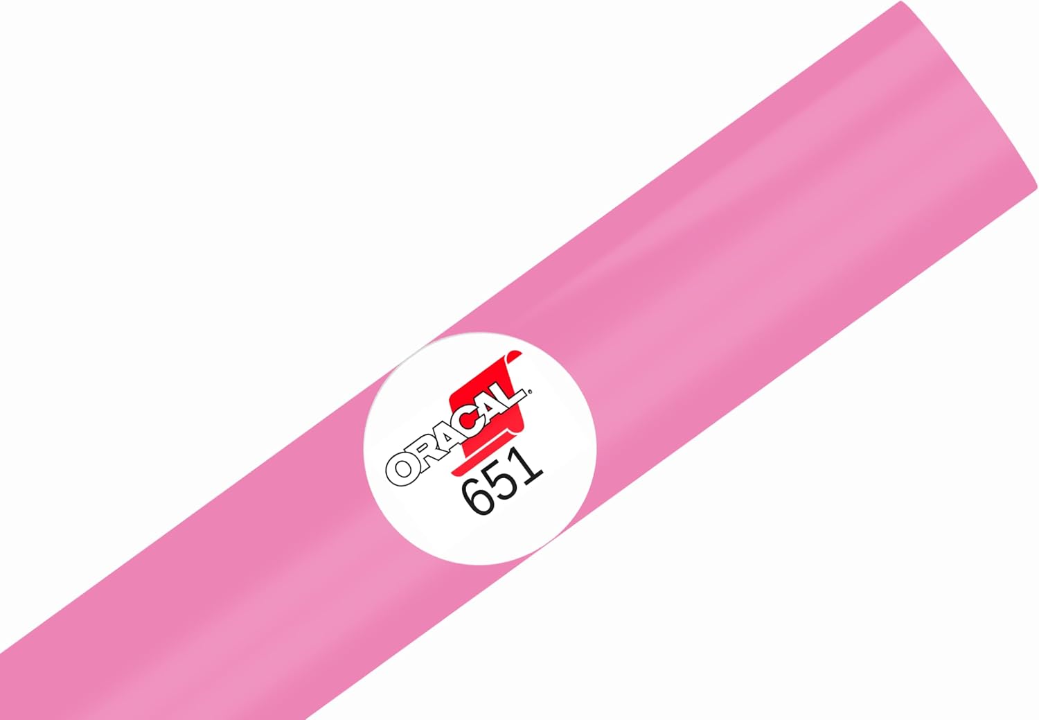 651 Glossy Permanent Vinyl 12 Inch x 10 Feet - Soft Pink