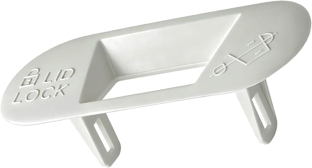 Upgraded Washer Lid Lock Bezel Replacement for Whirlpool WTW6120HC1 WTW6120HW1 WTW5105HW1 WTW5105HW3 WTW8120HW0 WTW8120HC0 WTW6150PW0 WTW7120HW0 WTW7120HC0 WTW5105HC0 WTW5100HC3 WTW5105HC2 WTW5100HW3