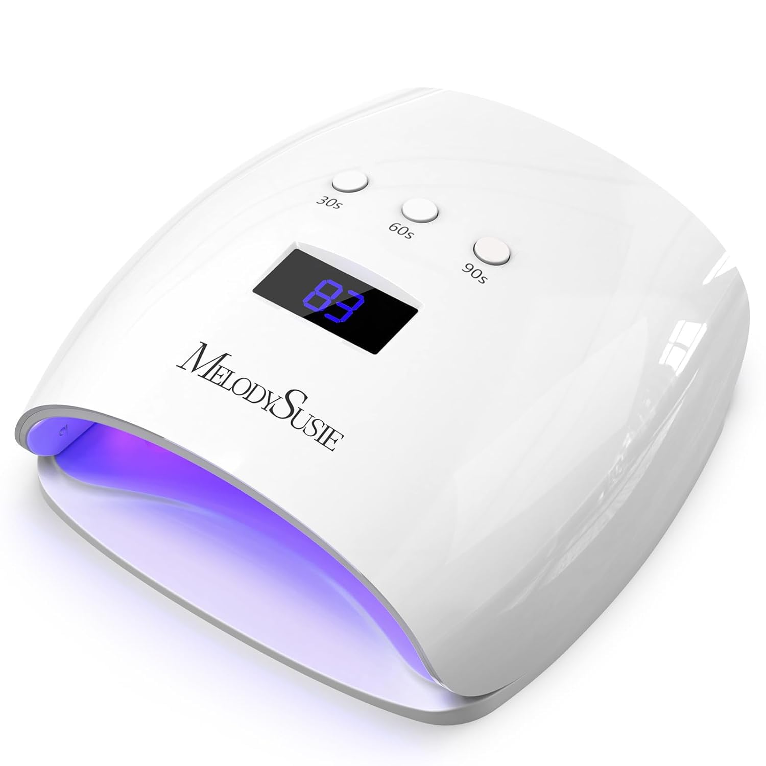 Detachable Base UV/LED Nail Lamp P-Plus30I for Hard Gel | 54W, 3 Timer Settings, Smart Sensor, LCD Display, 30 UV/LED