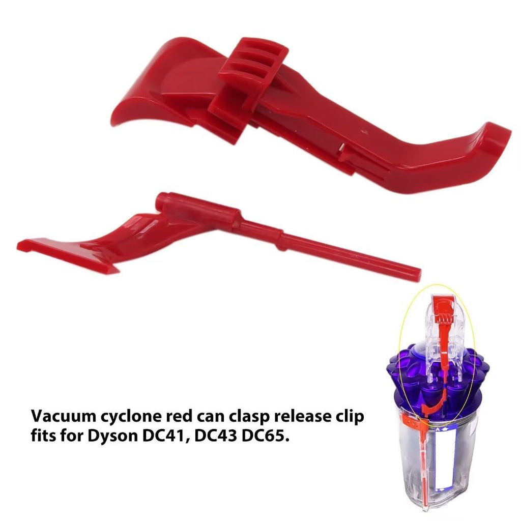 Red Cyclone Release Clips For Dyson DC41, DC43, DC55 and DC65 Models