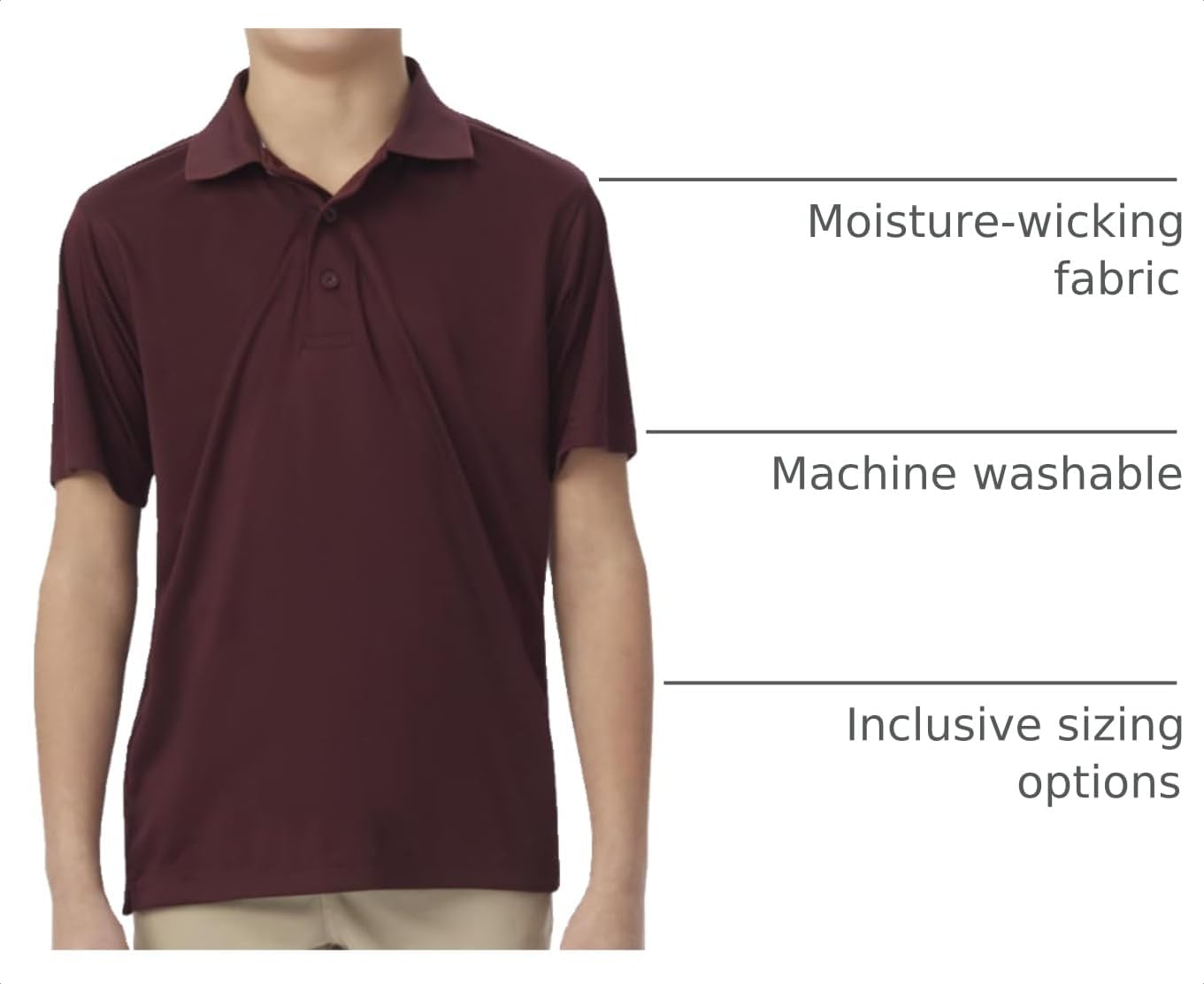 Kids' Pique Polo (Standard & Husky)