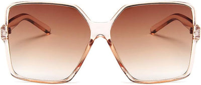 Oversized Square Sunglasses for Women Big Large Wide Trendy Shades | UV400 Protection Extra Huge Black Fashion Sun