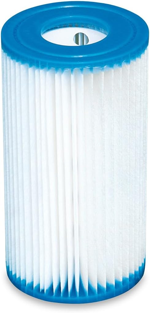INTEX 29003E Type A Pool Filter Cartridge: For INTEX Filter Pumps – Easy-To-Clean – Dacron Paper – Efficient