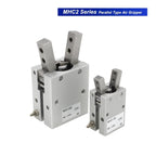 MHC2-10D Air Gripper Cylinder Angular Double Acting Pneumatic Parallel Jaw
