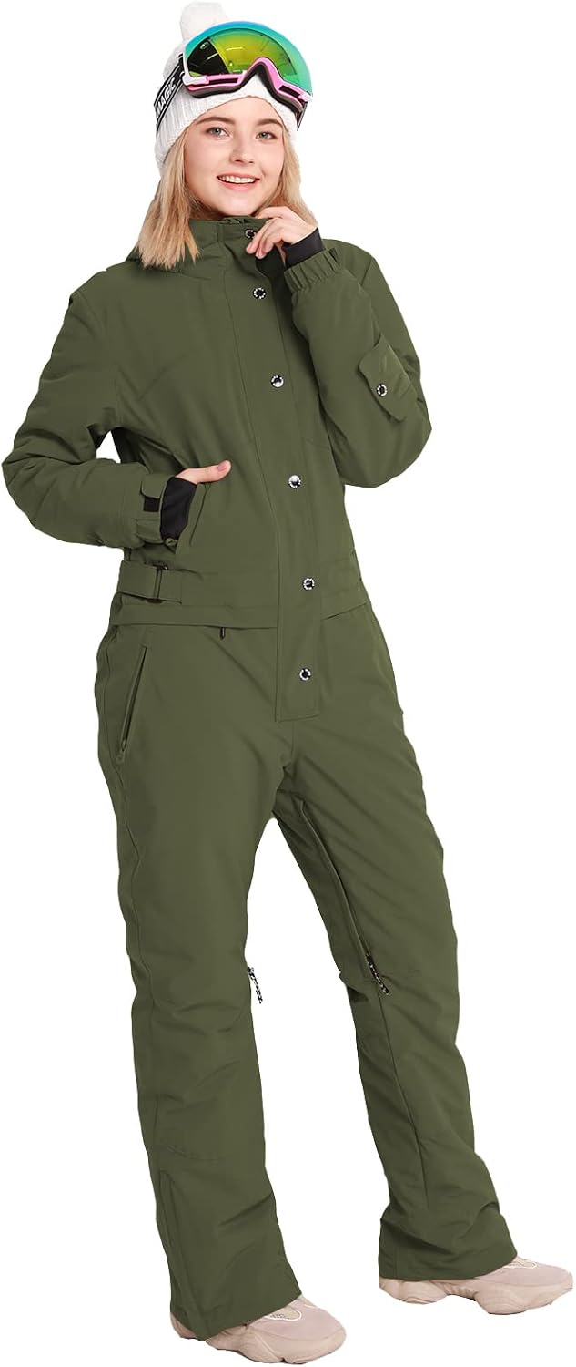 Womens Snowsuit One Pieces Ski Suits Jumpsuits Colorful Coveralls Snowboard Winter Outdoor