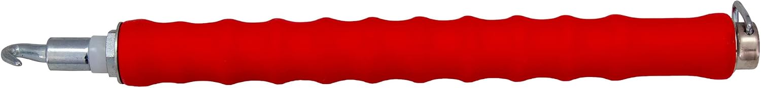 QLT Pull Tie Wire Twister, 12 Inch, Concrete Rebar Tie Tool | Twists Bar Ties in One Pull, Rubber Grip Handle, Rebar