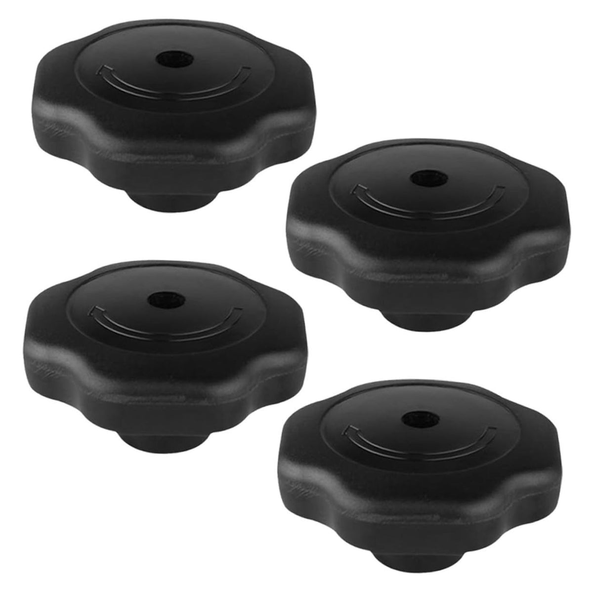 Black Pressure Cooker Lid Knobs, Plastic Replacement Handles 4Pcs for Pots