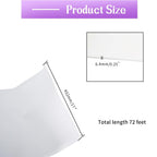 Closed Cell Neoprene Foam Rubber Sheet with Adhesive - 72 x 17 x 1/4 Inch Multi-Function Insulation, Soundproofing