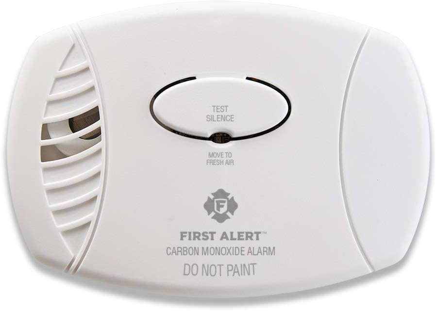 Carbon Monoxide Detector, Plug-In Alarm with Battery Backup, CO606, White, 1-Pack