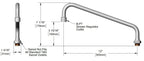 T&S Brass 062X Swing Nozzle