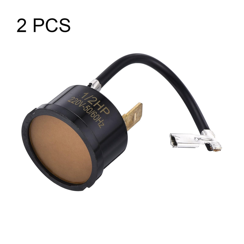 uxcell 2 Pcs Refrigerator Thermal Overload Protector 1/2HP 375W Compressor Replacement Part