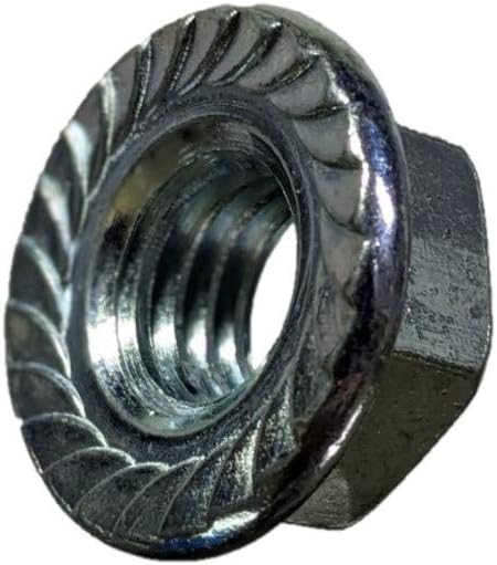 Hard-to-Find Fastener 014973242541 Coarse Hex Serrated Flange Nuts, 3/8-16, Piece-100