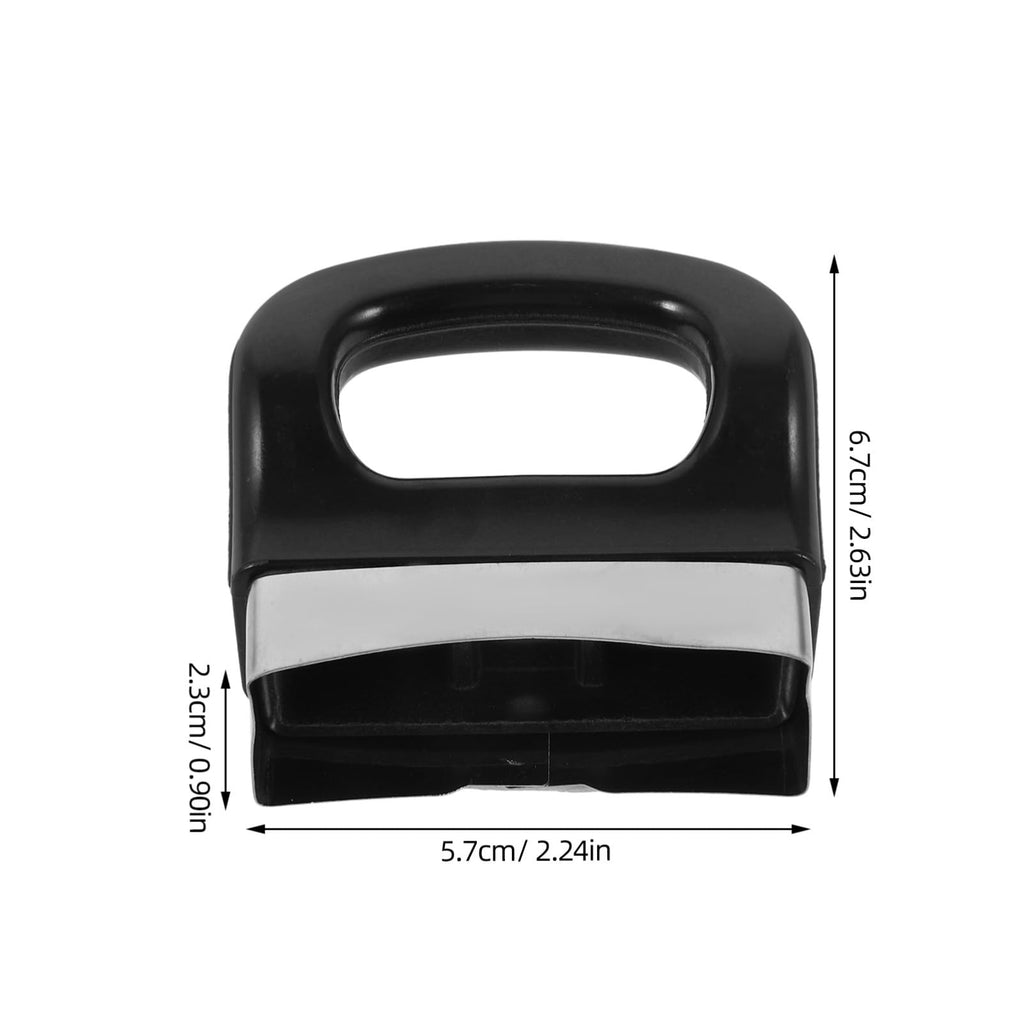 2pcs Pressure Cooker Side Handle Replacement Black Plastic