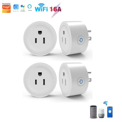Smart Plug, WiFi Outlet Compatible with Alexa & Google Assistant, Outlet 16A/2200W Max, Home Automation, APP Remote