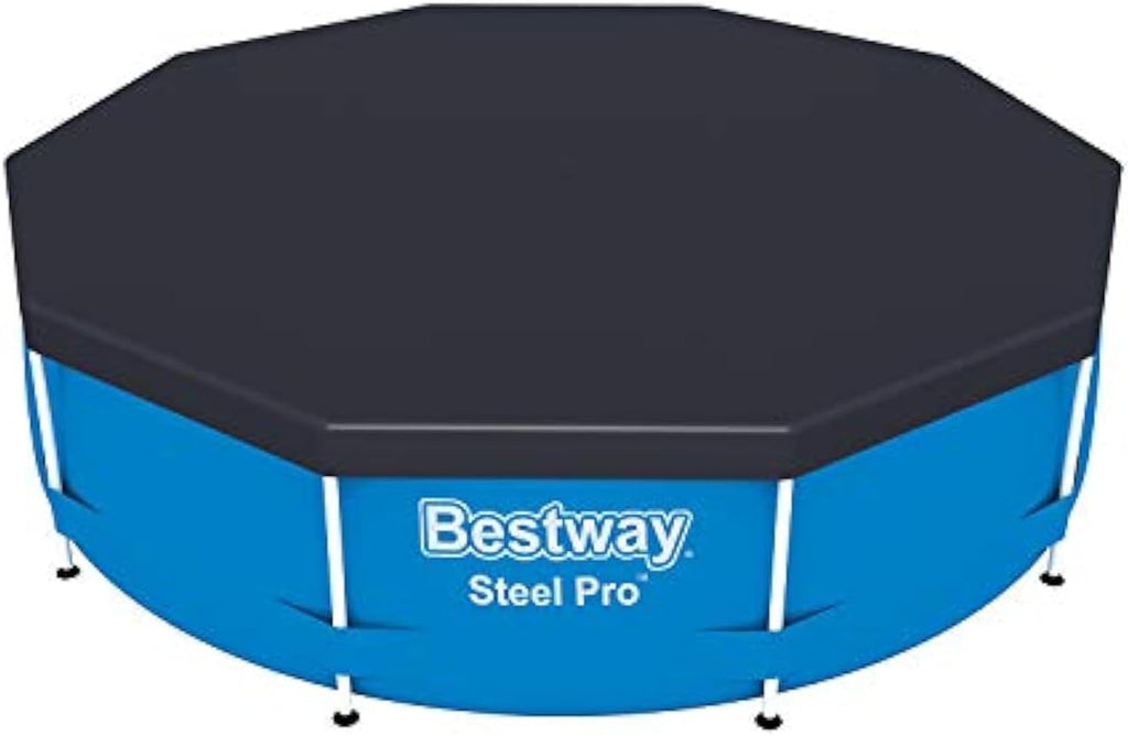 Flowlcear 10' Pool Cover | Fits Above Ground Pools Up to 10' in Diameter