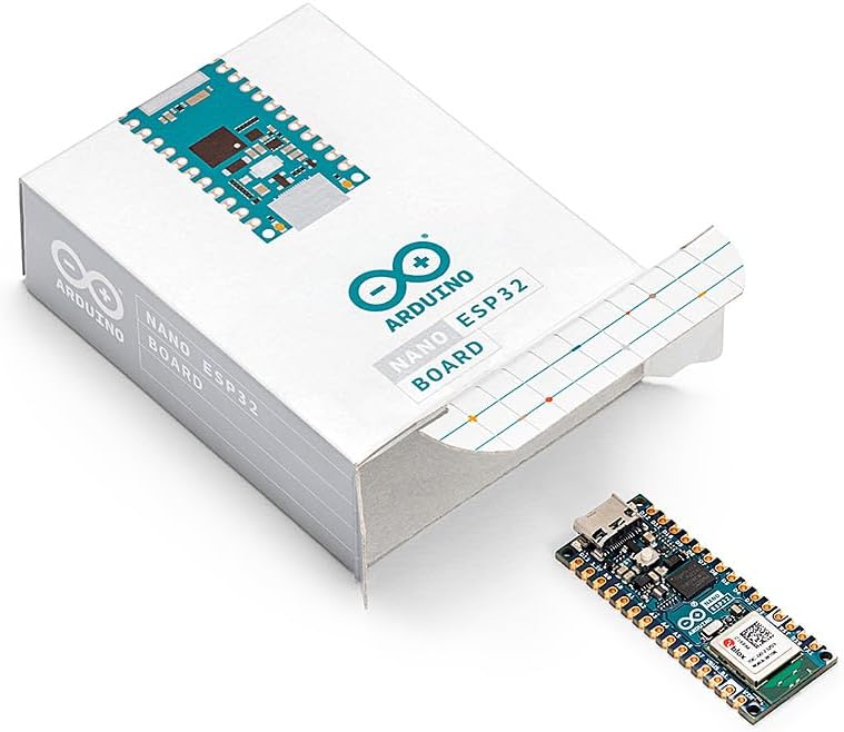 Arduino Nano ESP32 Without Headers [ABX00092] - ESP32-S3, USB-C, Wi-Fi, Bluetooth, HID Support, MicroPython Compatible for IoT & Embedded Applications