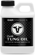 RMP Finishes Dark Tung Oil for Wood Finishing, Cutting Boards, Outdoor Furniture, Butcher Blocks, Wooden Flooring