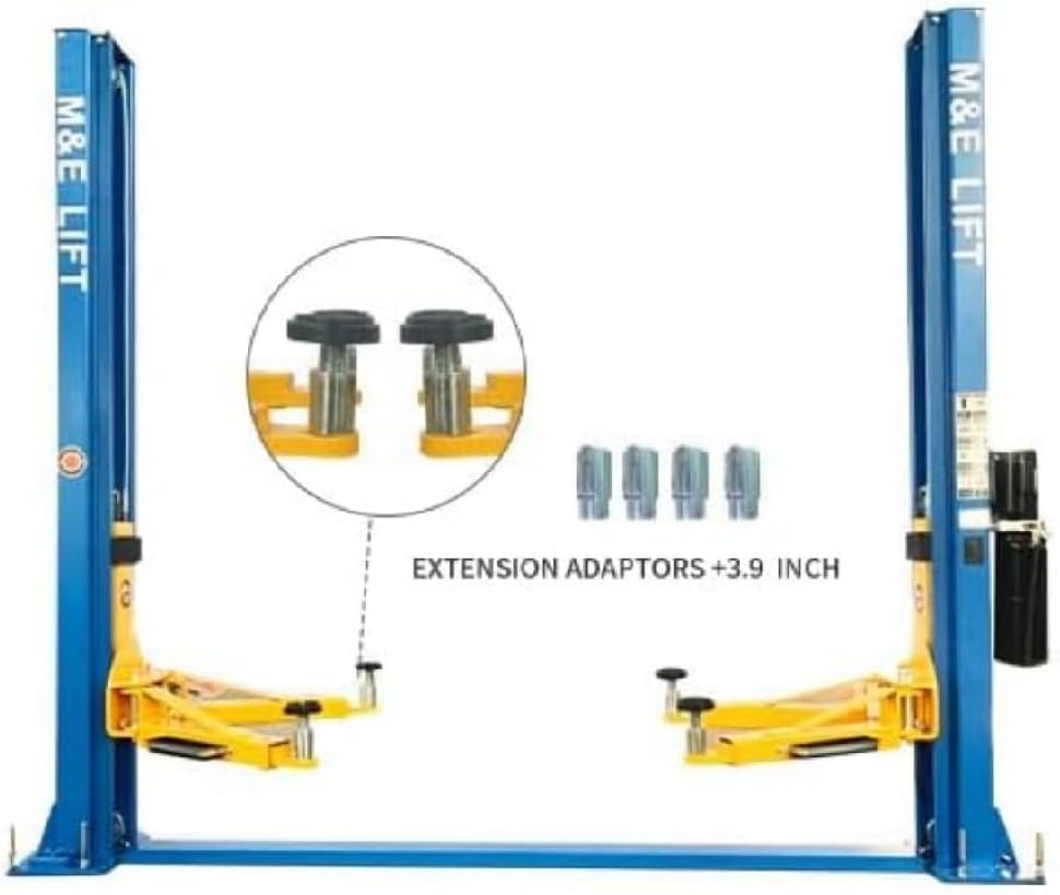 ME-H1000 Two Post Car Lift 10,000-lb Lifting Capacity CE Certified 2 Post Lift, Auto Lift for Auto Repair Shops