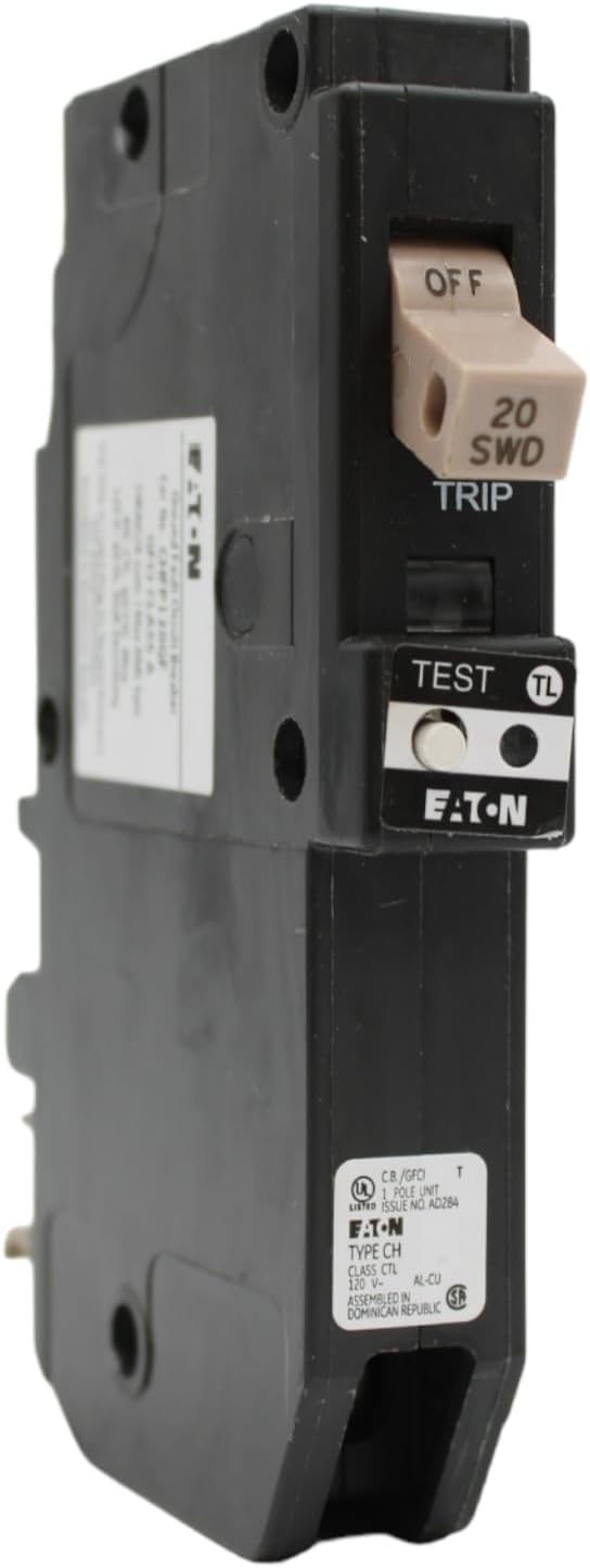 CHFP120GF 20A GFCI Circ Breaker - Quantity 1