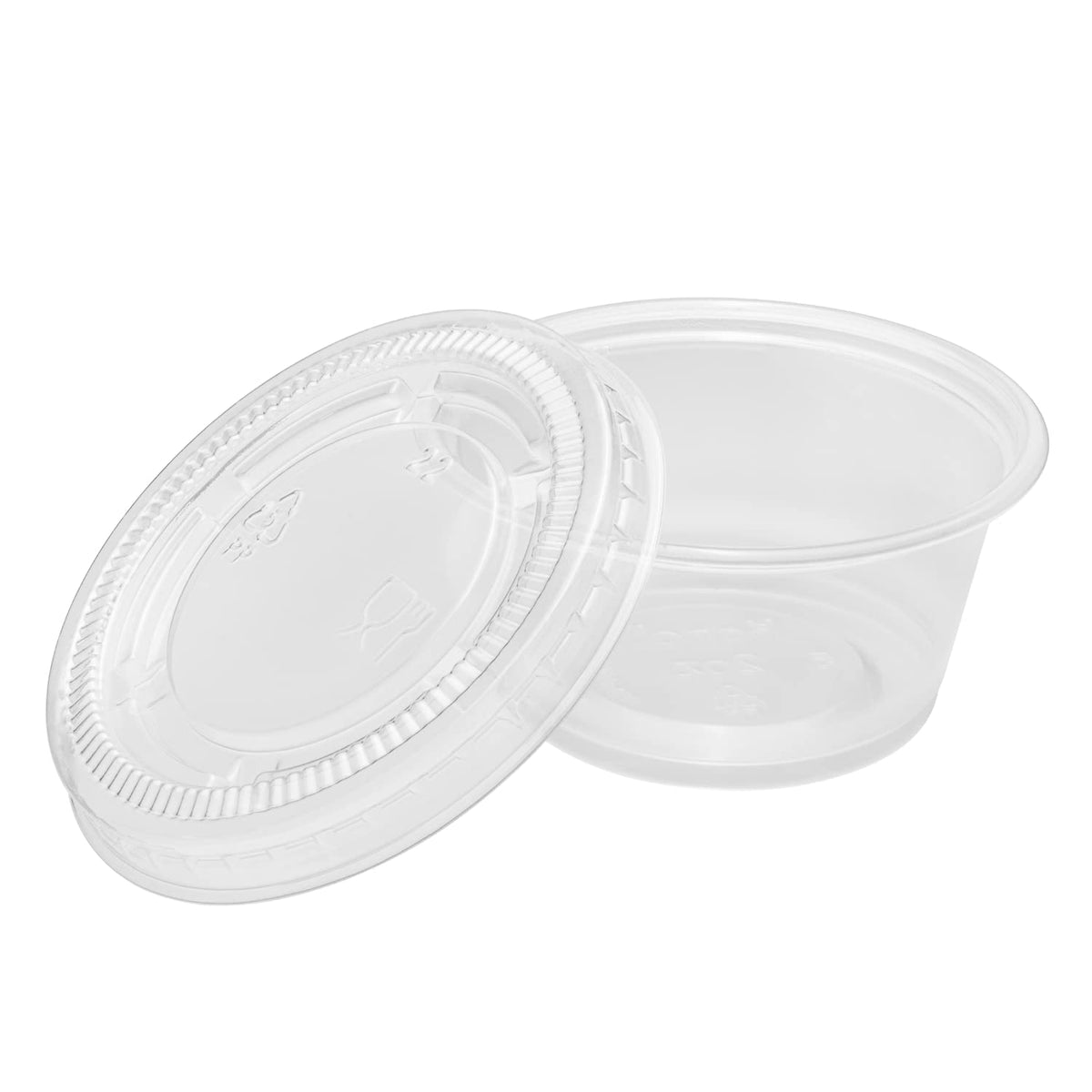 FP-PL200-PP 1.50 oz. & 2 oz. PP Portion Cup Lids (Case of 2500)