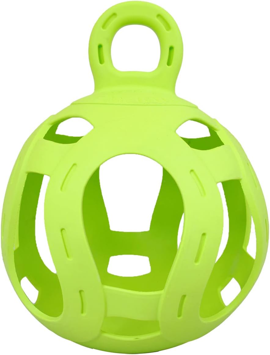 Jolly Hay Ball Stall Toy for Horses, Green