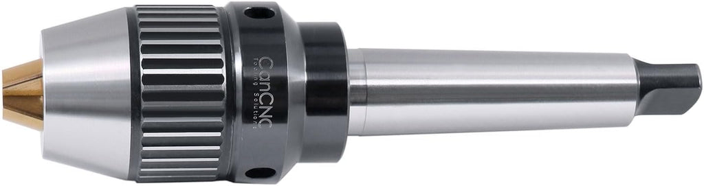 CanCNC MT3 Keyless Drill Chuck, 1/16-1/2in, Integrated Shank, 0537-1203