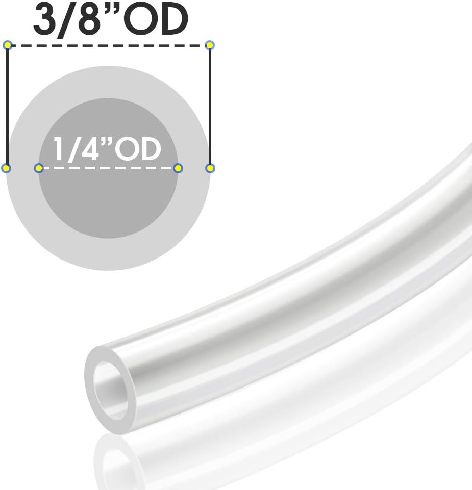 TAILONZ Clear 3/8" OD PU Air Hose 10M/32.8ft