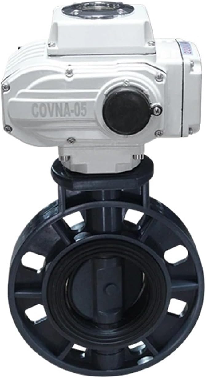 Electric Motorized Plastic Butterfly Valve On Off Type