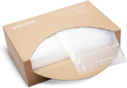 150 Pint 6"x10" & 150 Quart 8"x12" Vacuum Sealer Bags, Keeper Box