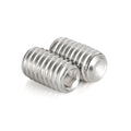 50 PCS #8-32 x 1/4" Set Screws, Internal Hex Head Allen Drive Cup Point Screws with Hex Key Wrench, 304 Stainless Steel
