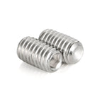 50 PCS #8-32 x 1/4" Set Screws, Internal Hex Head Allen Drive Cup Point Screws with Hex Key Wrench, 304 Stainless Steel
