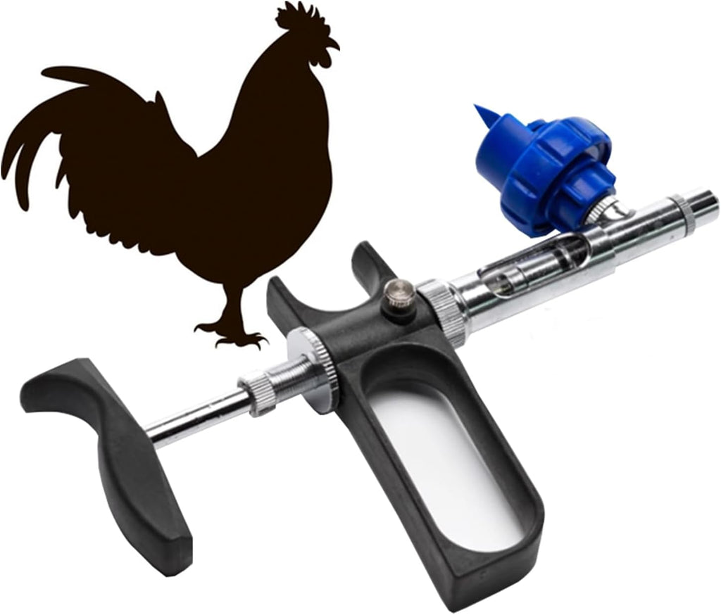 0.5-5ML Drench Gun Veterinary Adjustable Continuous Syringe, for Horse Sheep Cattle Pig Farm Equipments-Black