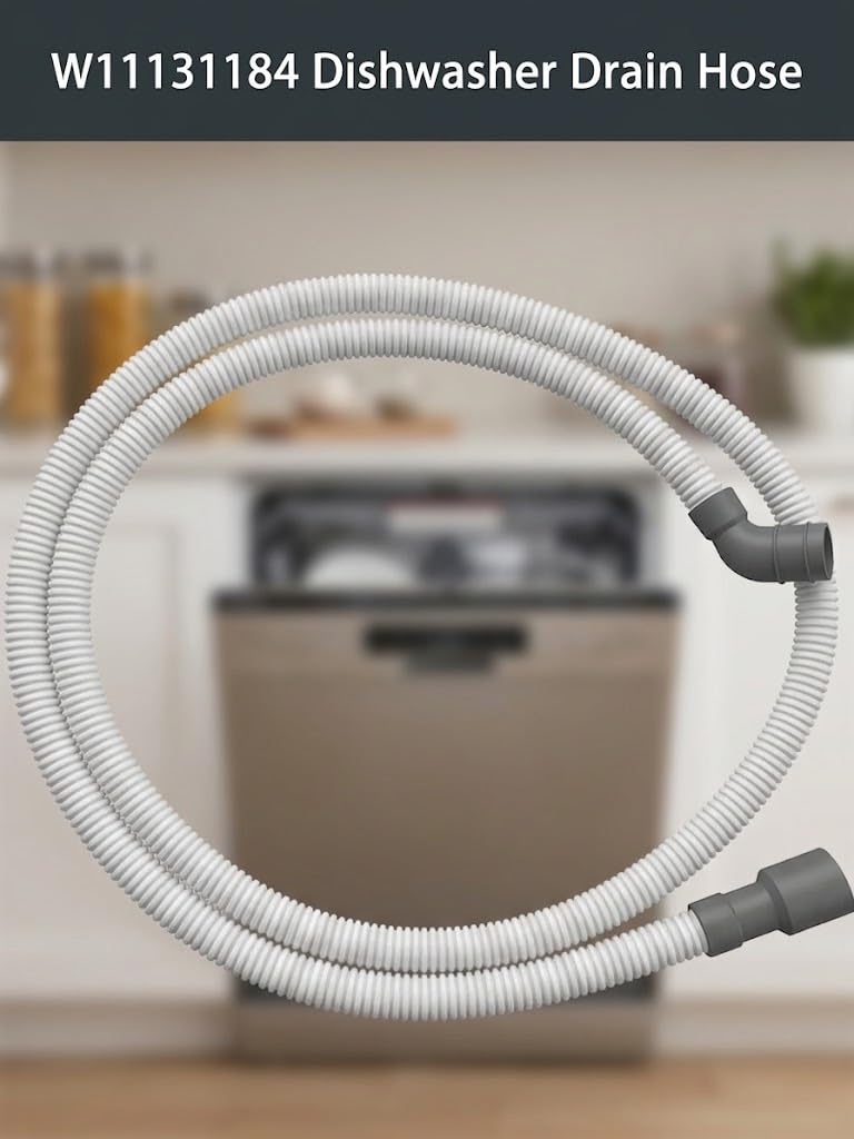W11131184 Dishwasher Drain Hose Compatible With Whirlpool