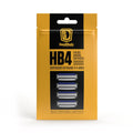 Men's HB4 Refill Shaving Razor Blades. Stainless Steel Blades for No Tugging or Pulling, Shave Less, Works for Face