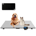 1100Lbs x 0.2Lbs Digital Livestock Scale Large Pet Vet Scale Stainless Steel Platform Electronic Postal Shipping