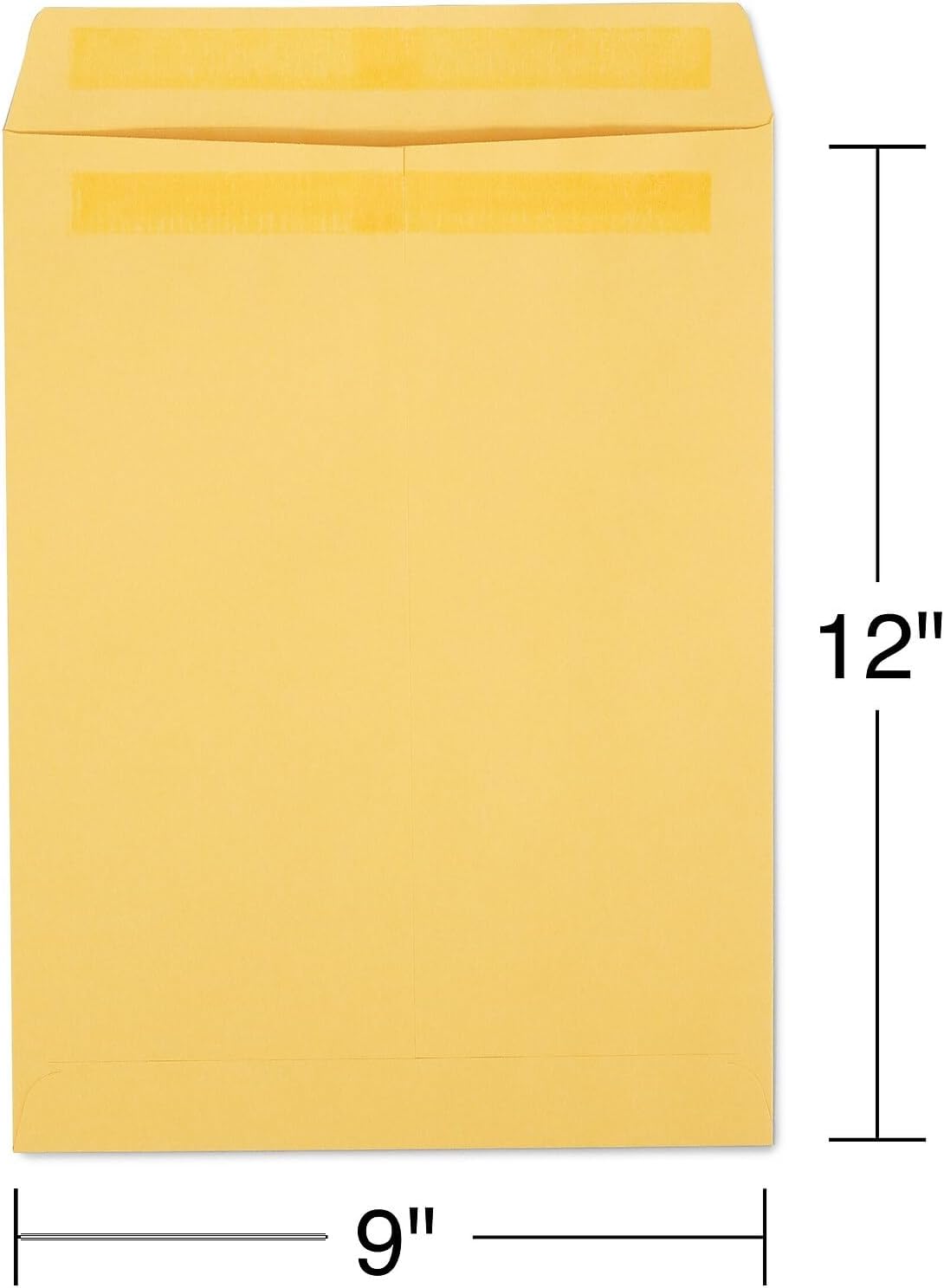 9x12 Self-Seal Catalog Envelopes, Brown Kraft, 100/Box
