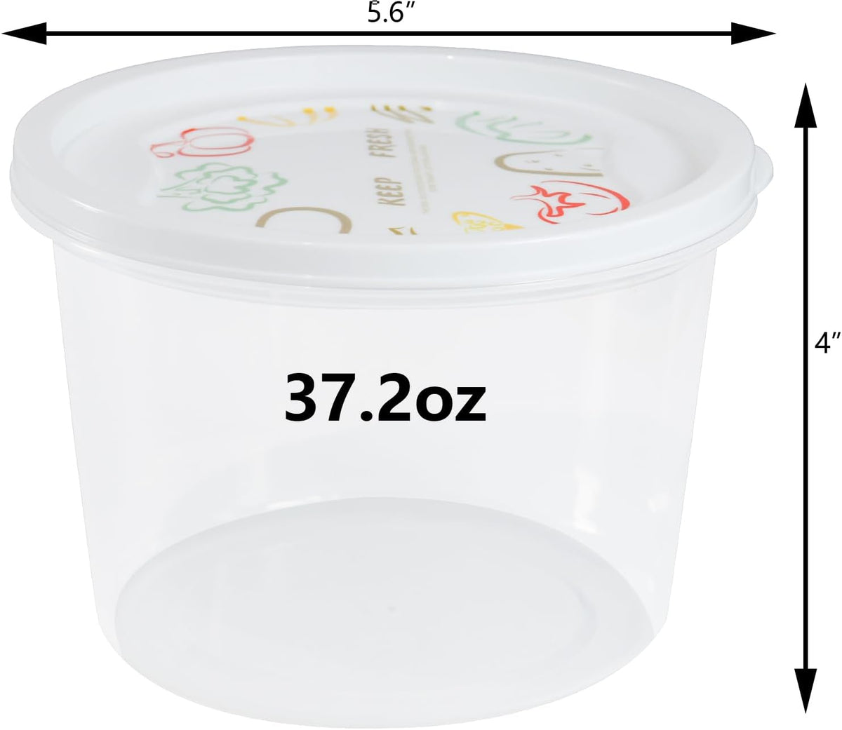 Stackable Pizza Dough Proofing Boxes Dough Proofing Container with Lid 1100ml portion (3)