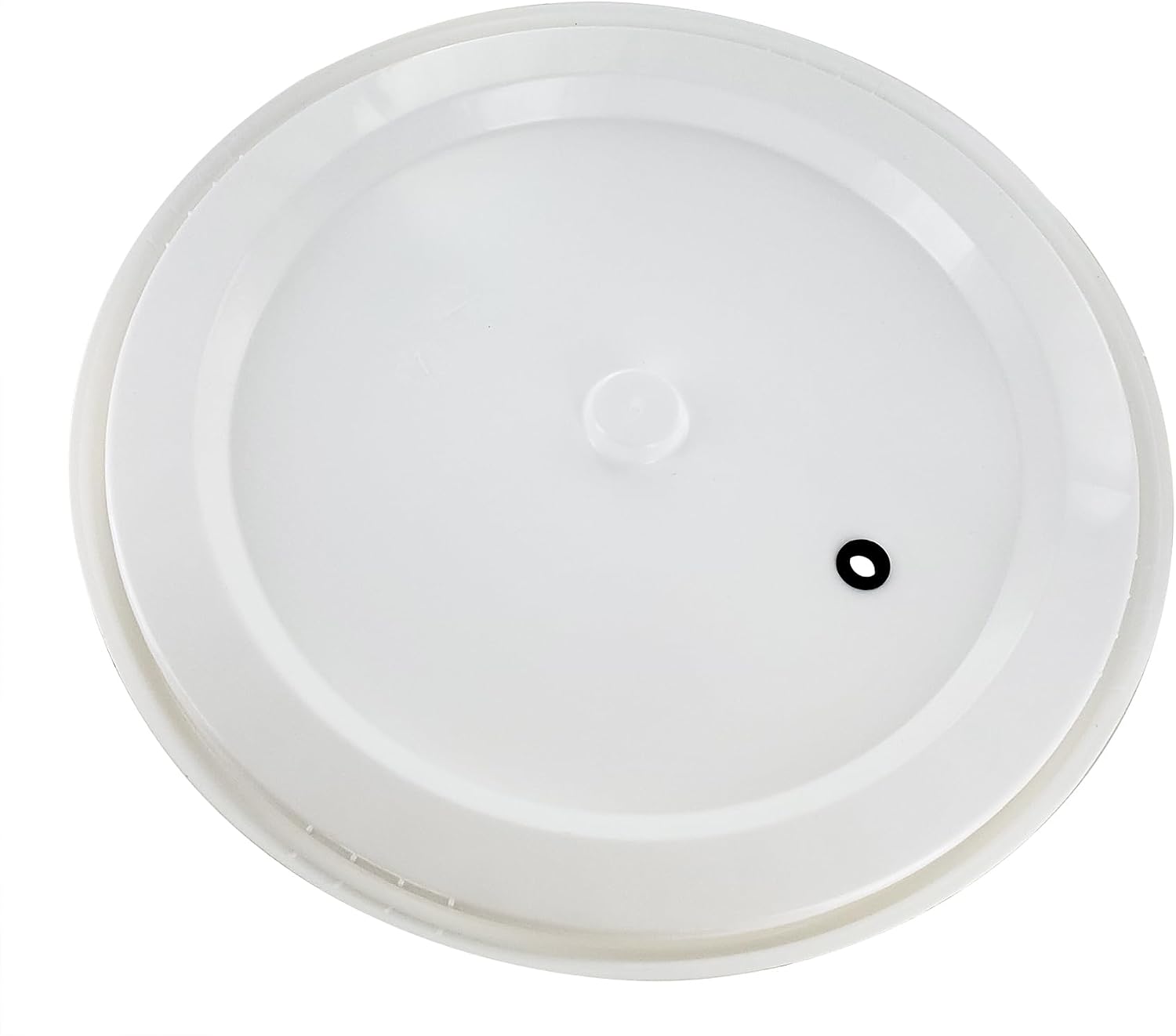 6.5 Gallon Plastic Drilled and Grommeted Lid Fits 6.5 Gallon Fermenters