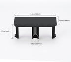 Zephyr's Market Replacement Microwave Door Eject Button Compatible with KitchedAid, Upgraded Whirlpool Rectangular Button Replacement - Black