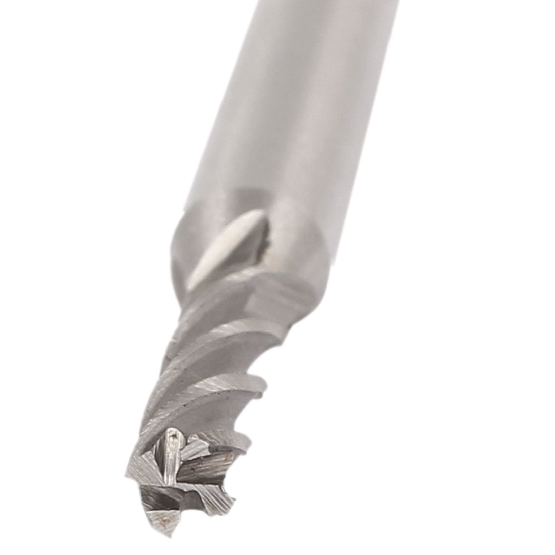 uxcell 2pcs 5/32 Inch Cutting Dia 4 Spiral Flutes Straight Shank Cutter Tool HSS-AL End Mill Bits