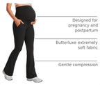 Maternity Flare Legging Pocket 31'' Black Medium