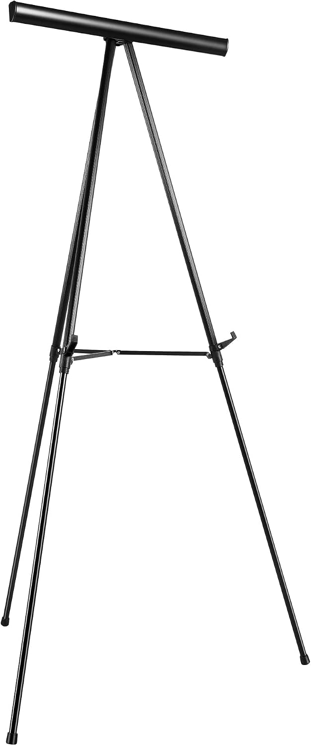 Height Adjustable Aluminum Flipchart Easel Stand, Portable