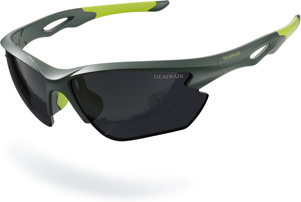Sports Sunglasses Polarized for Men Women | Running Cycling Fishing, TR90 Unbreakable Frame, UV Protection, Z87