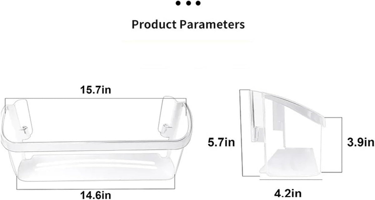 Refrigerator Door Shelf Side Storage Rack For FFSS2615TD FFSS2615TE FFSS2615TP Refrigerator Replacement Parts Door Shelf