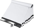 Poly Mailers 10x13 Inch 100 Pack,Shipping Bags for Clothing,White | Strong Adhesive Mailing Envelopes,Heavy Duty Self