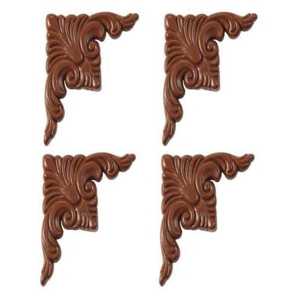 Corner Plates, Royal Oak, 3-1/2 in. L, PK4