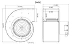 ELECTRIC MOTOR WAREHOUSE 1TDU2, 4C831 Dayton Direct OEM Interchange Replacement Blower