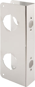 Prime-Line U 10546 Stainless Steel Lock and Door Reinforcement Plate for 1-3/4 In. Thick Doors, Stainless Steel