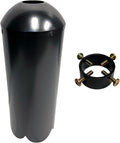 SB1D Cylindrical Squirrel Baffle, Black, 16.75" x 6.25" - Made in USA