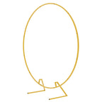 Round Backdrop Stand 5FT Gold Metal Circle Balloon Arch Frame